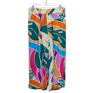 Christian Siriano 100% Linen Cropped Pants